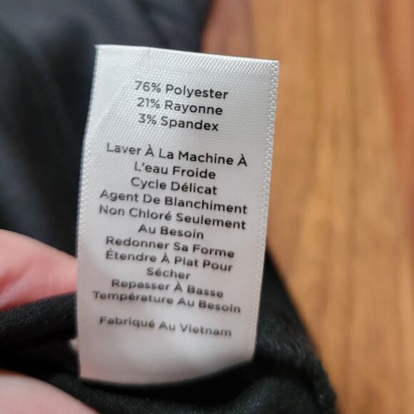 Talbots Passport Ponte Johnny Collar Pullover Easy Care Closet Staple Size Large - Picture 6 of 10